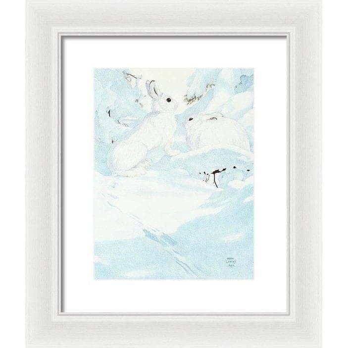 Snowshoe Hare - Framed Print | Artwork by Glen Loates