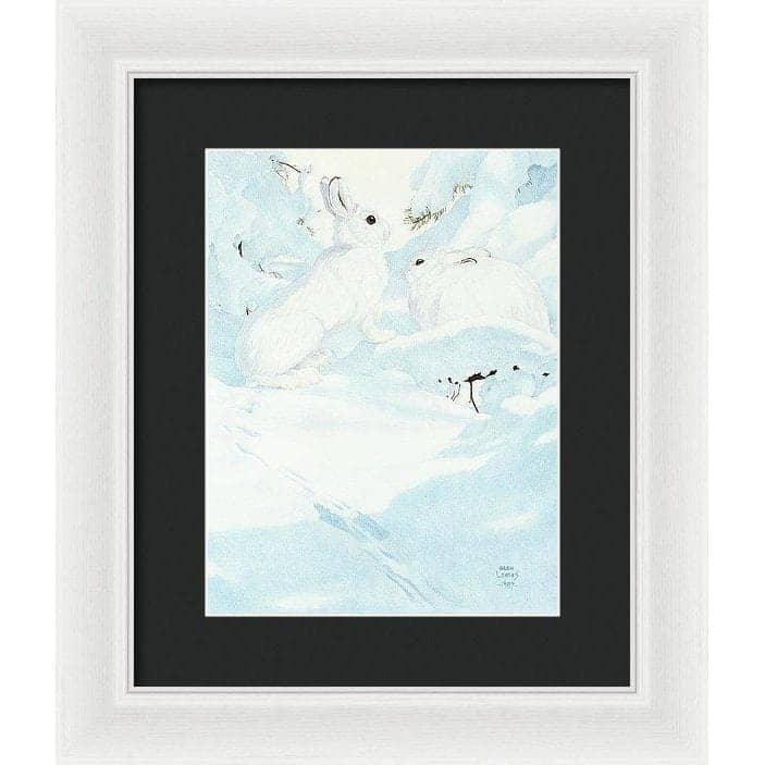 Snowshoe Hare - Framed Print | Artwork by Glen Loates