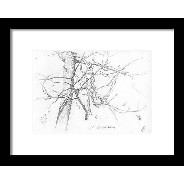 Wind Blown Leaves - Framed Print | Artwork by Glen Loates