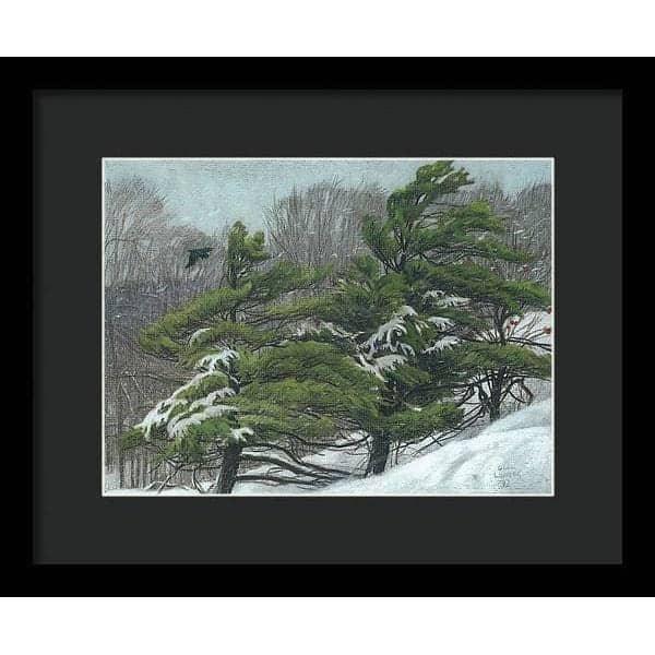 Winter Storm - Framed Print | Artwork by Glen Loates