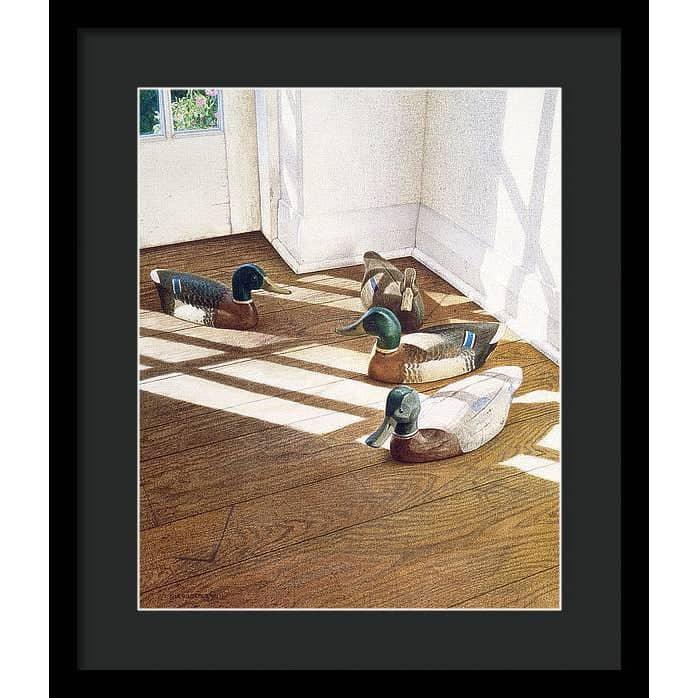 Wooden Pond - Framed Print | Artwork by Glen Loates