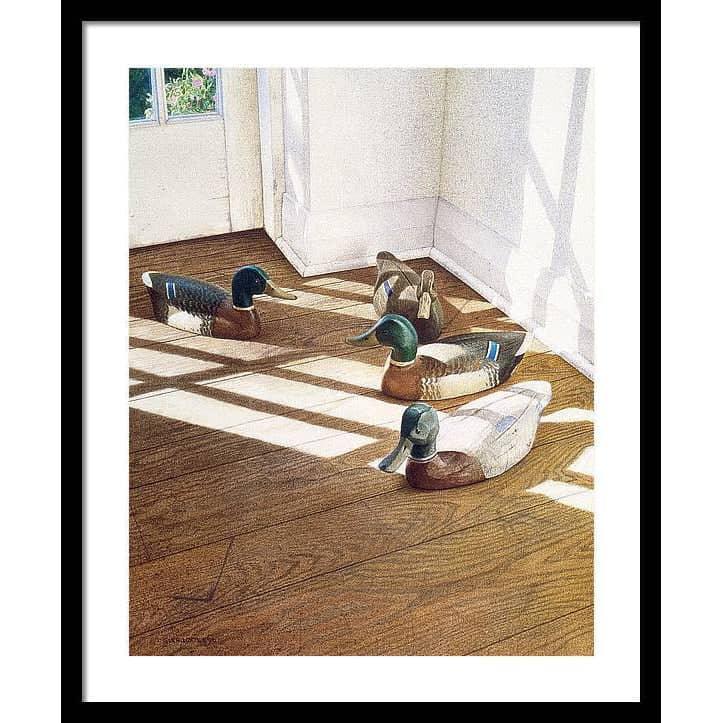 Wooden Pond - Framed Print | Artwork by Glen Loates