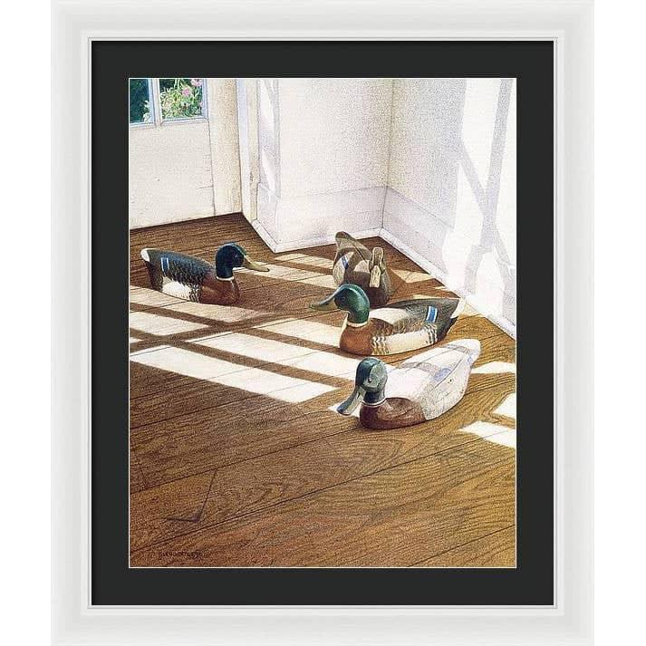 Wooden Pond - Framed Print | Artwork by Glen Loates