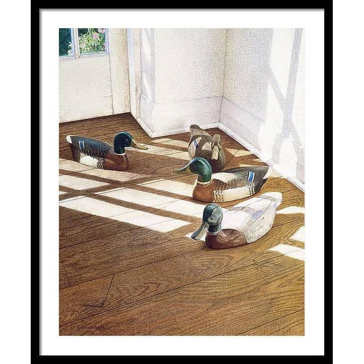 Wooden Pond - Framed Print | Artwork by Glen Loates