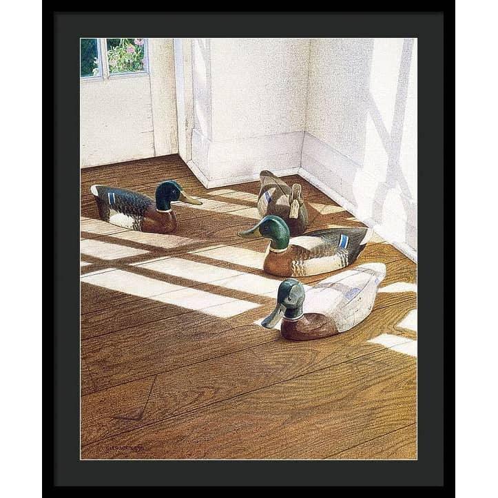 Wooden Pond - Framed Print | Artwork by Glen Loates