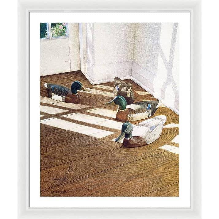 Wooden Pond - Framed Print | Artwork by Glen Loates