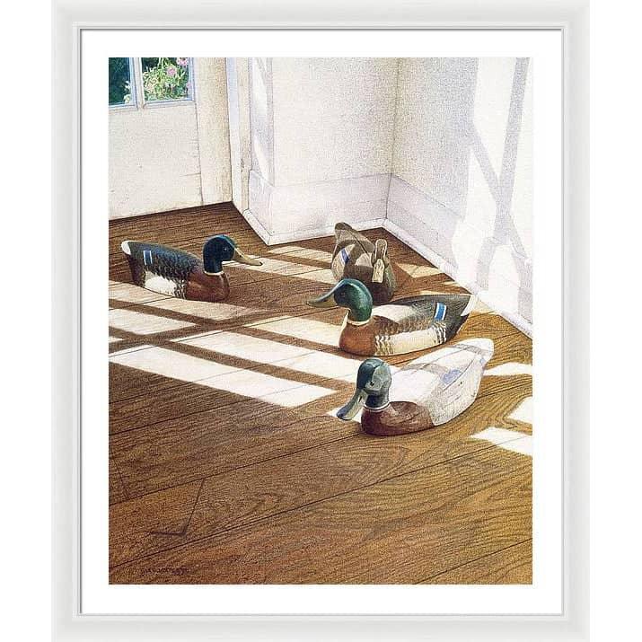 Wooden Pond - Framed Print | Artwork by Glen Loates