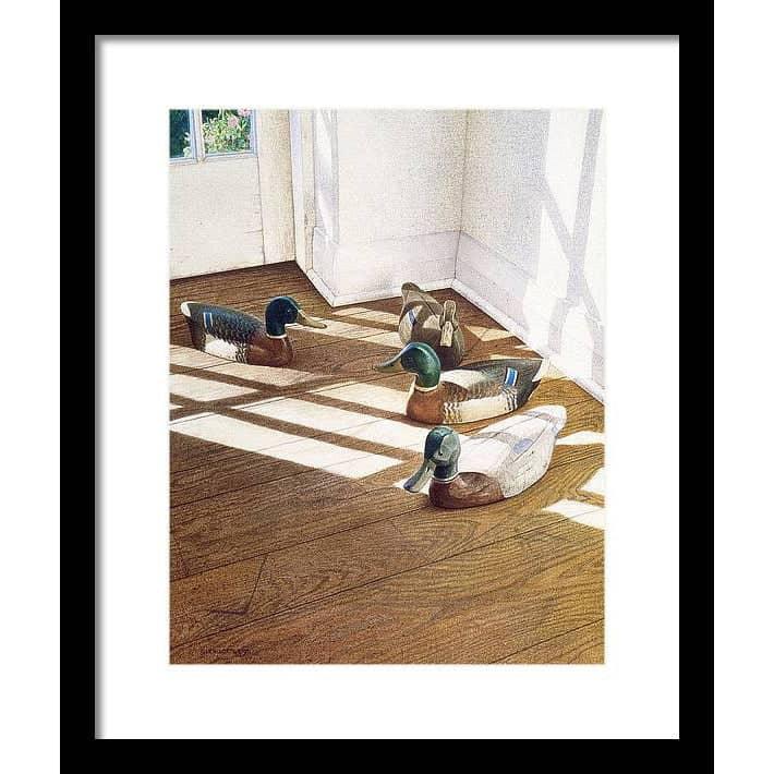 Wooden Pond - Framed Print | Artwork by Glen Loates