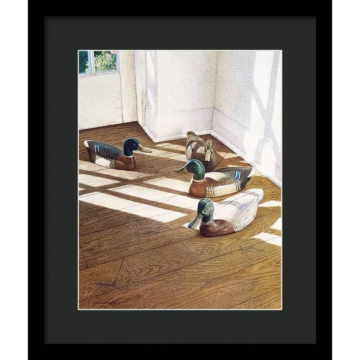 Wooden Pond - Framed Print | Artwork by Glen Loates