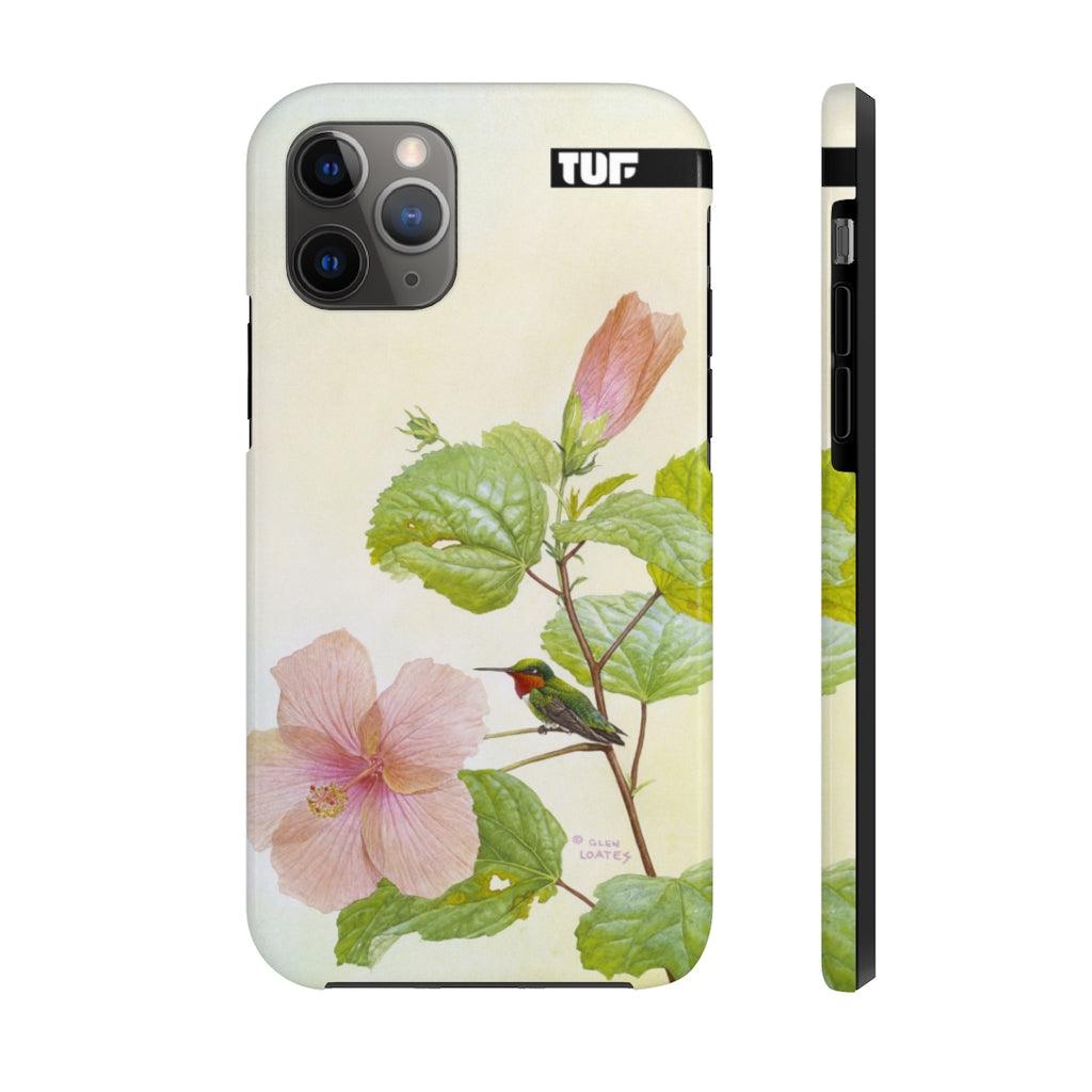 Hummingbird and Hibiscus TUF Case | Artwork by Glen Loates