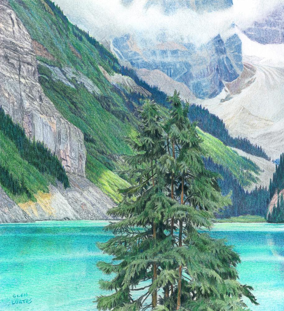 Lake Louise Alberta - Canvas Print | Artwork by Glen Loates