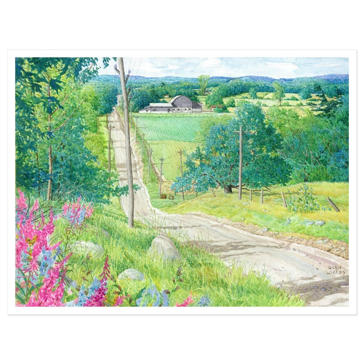 Over the Hills and Far Away - Art Print | Artwork by Glen Loates