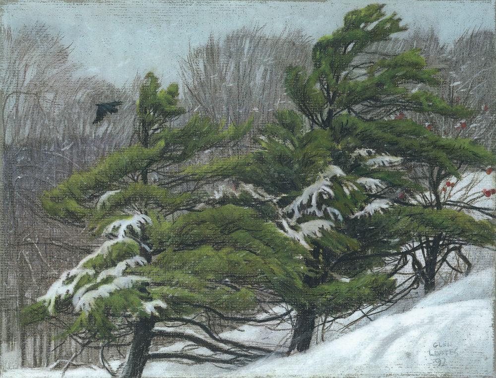 Winter Storm - Canvas Print | Artwork by Glen Loates