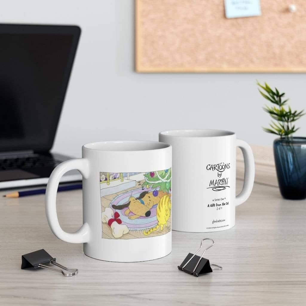 A Gift from the Cat - Series One Coffee Mug 11oz | Artwork by Glen Loates