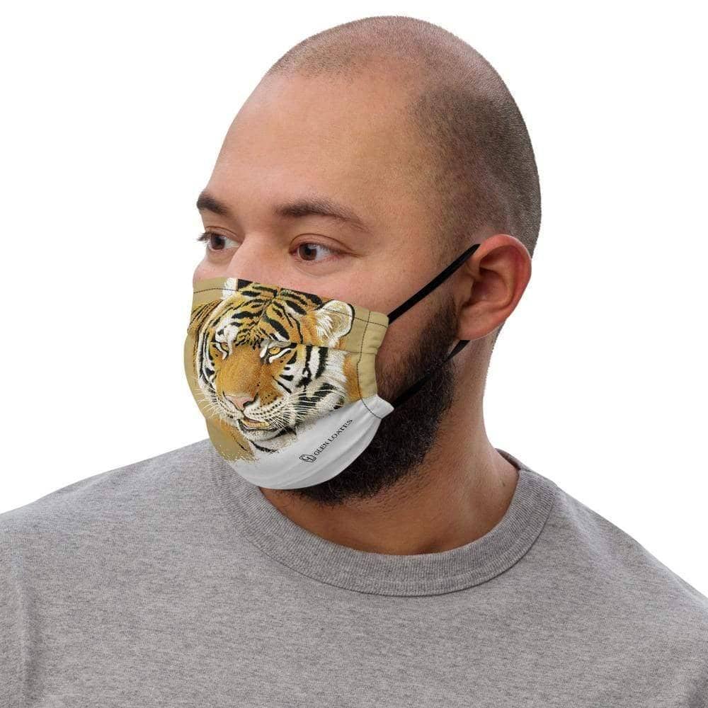 Tiger - Premium Face Mask | Artwork by Glen Loates