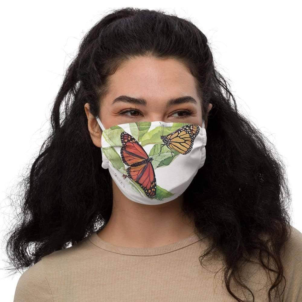 Monarch Butterflies - Premium Face Mask | Artwork by Glen Loates