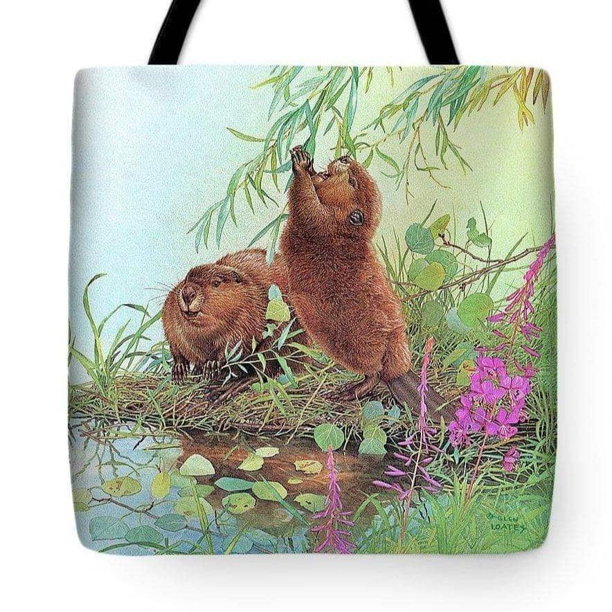 Beavers - Tote Bag | Artwork by Glen Loates