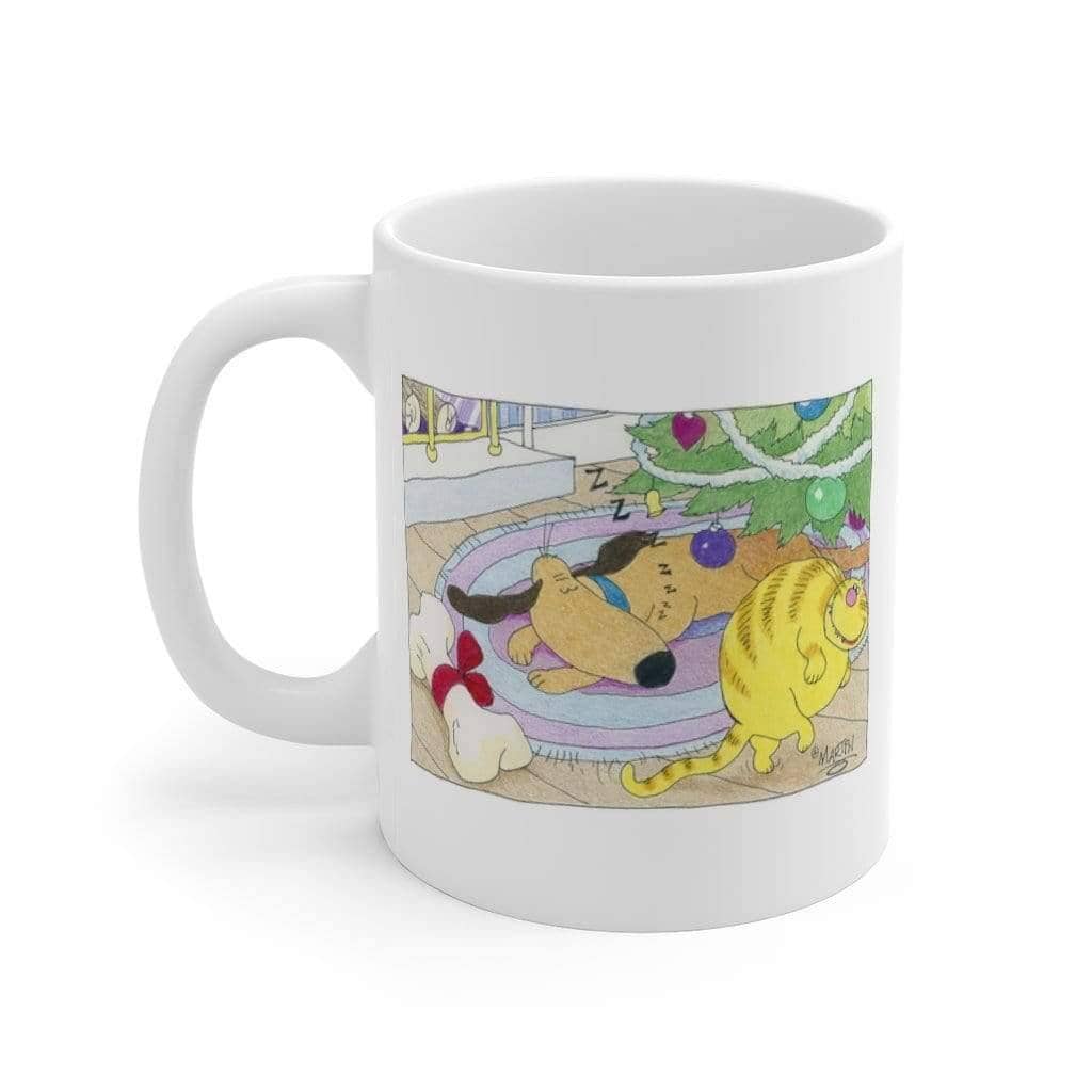 A Gift from the Cat - Series One Coffee Mug 11oz | Artwork by Glen Loates