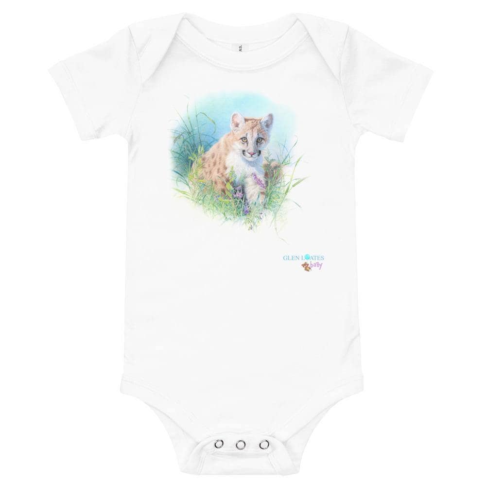Curious Kitty - Baby Onesie | Artwork by Glen Loates