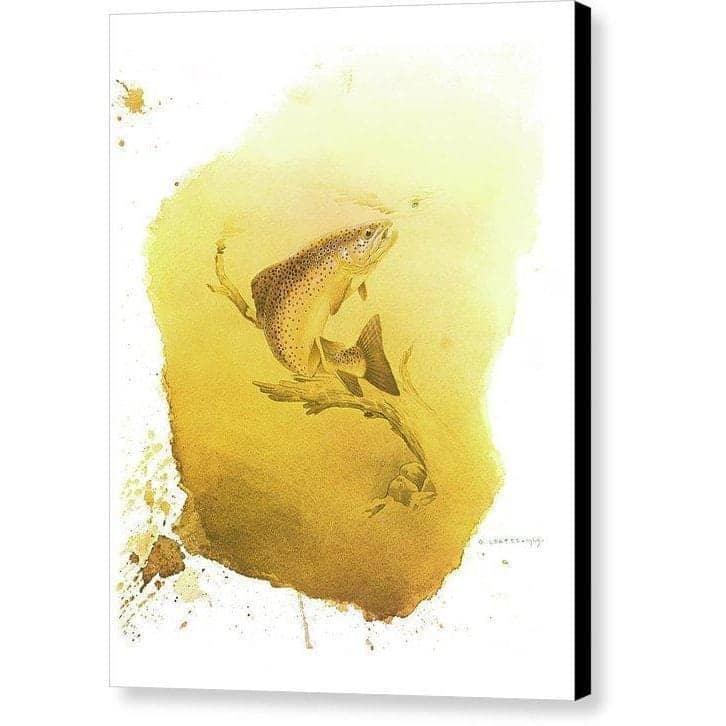 Brown Trout - Canvas Print | Artwork by Glen Loates
