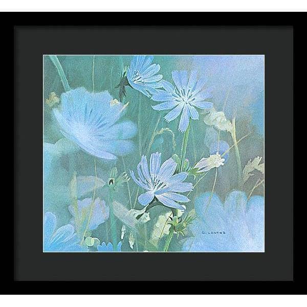 Chicories - Framed Print | Artwork by Glen Loates
