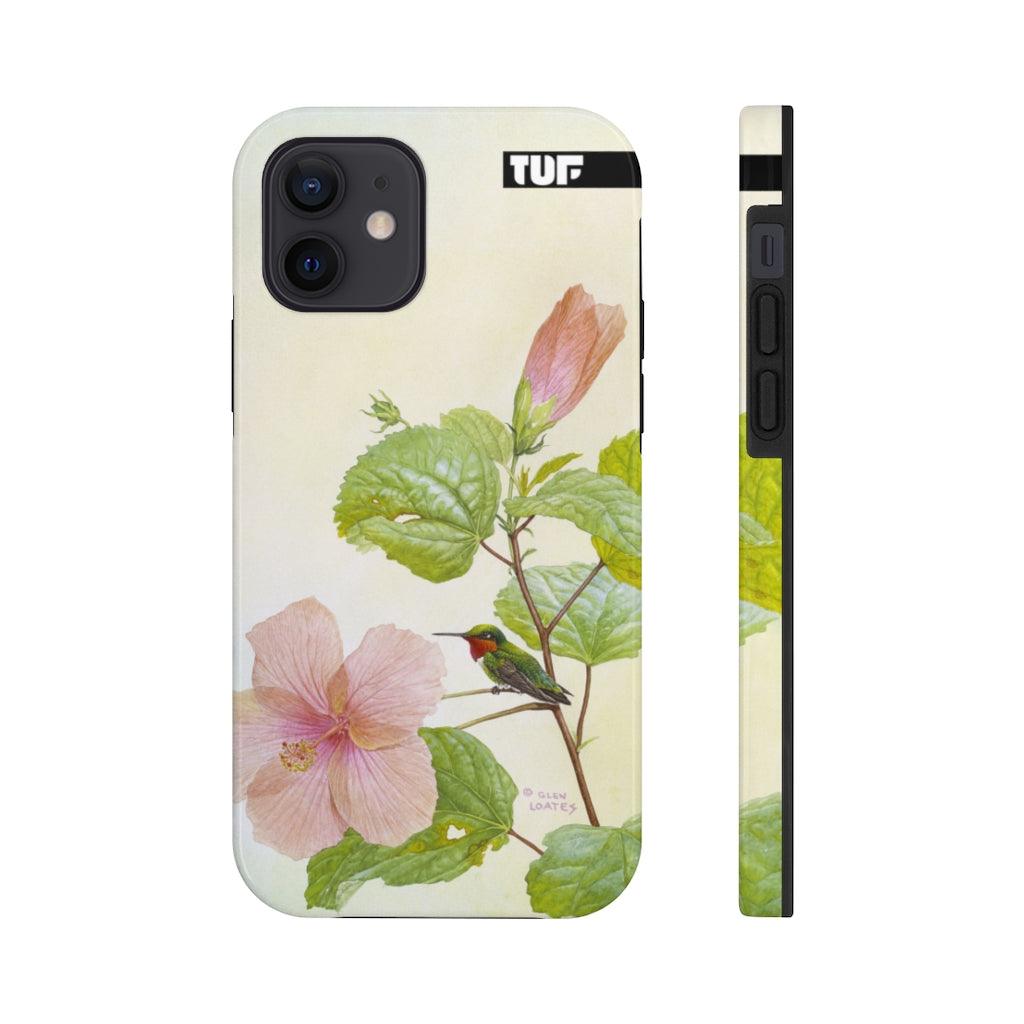 Hummingbird and Hibiscus TUF Case | Artwork by Glen Loates
