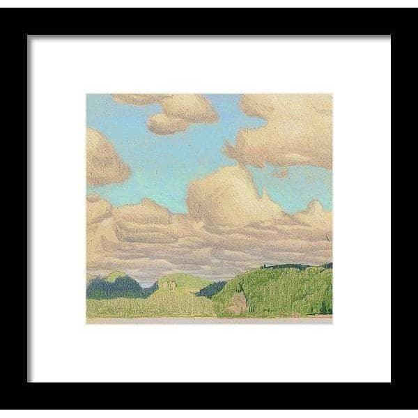 Drag Lake Cloud Study - Framed Print | Artwork by Glen Loates