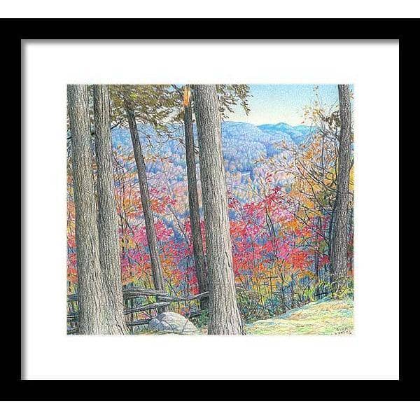 Hockley Valley Rock - Framed Print | Artwork by Glen Loates