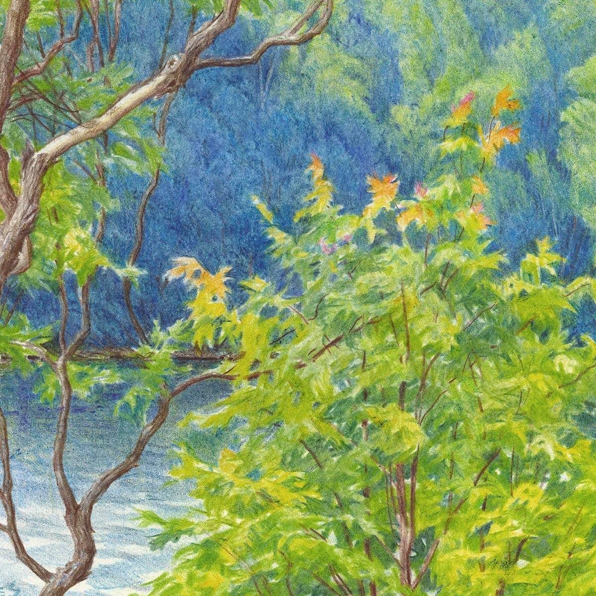 Humid Afternoon At Drag Lake - Canvas Print | Artwork by Glen Loates