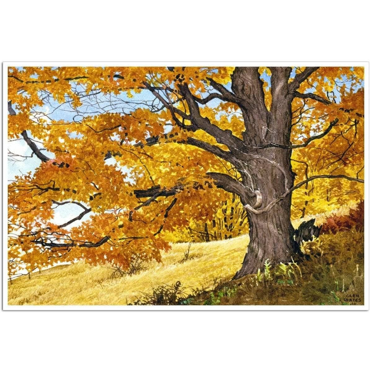 Autumn Day - Art Print | Artwork by Glen Loates