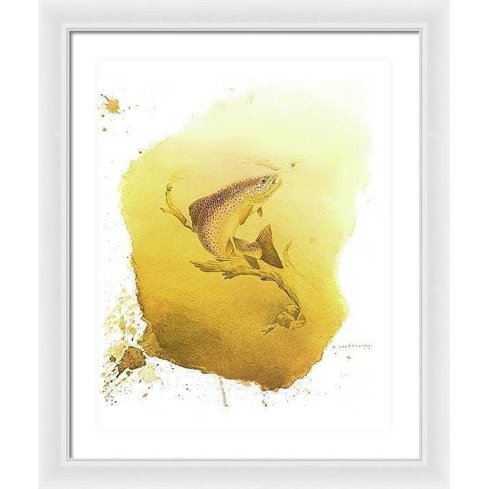 Brown Trout - Framed Print | Artwork by Glen Loates