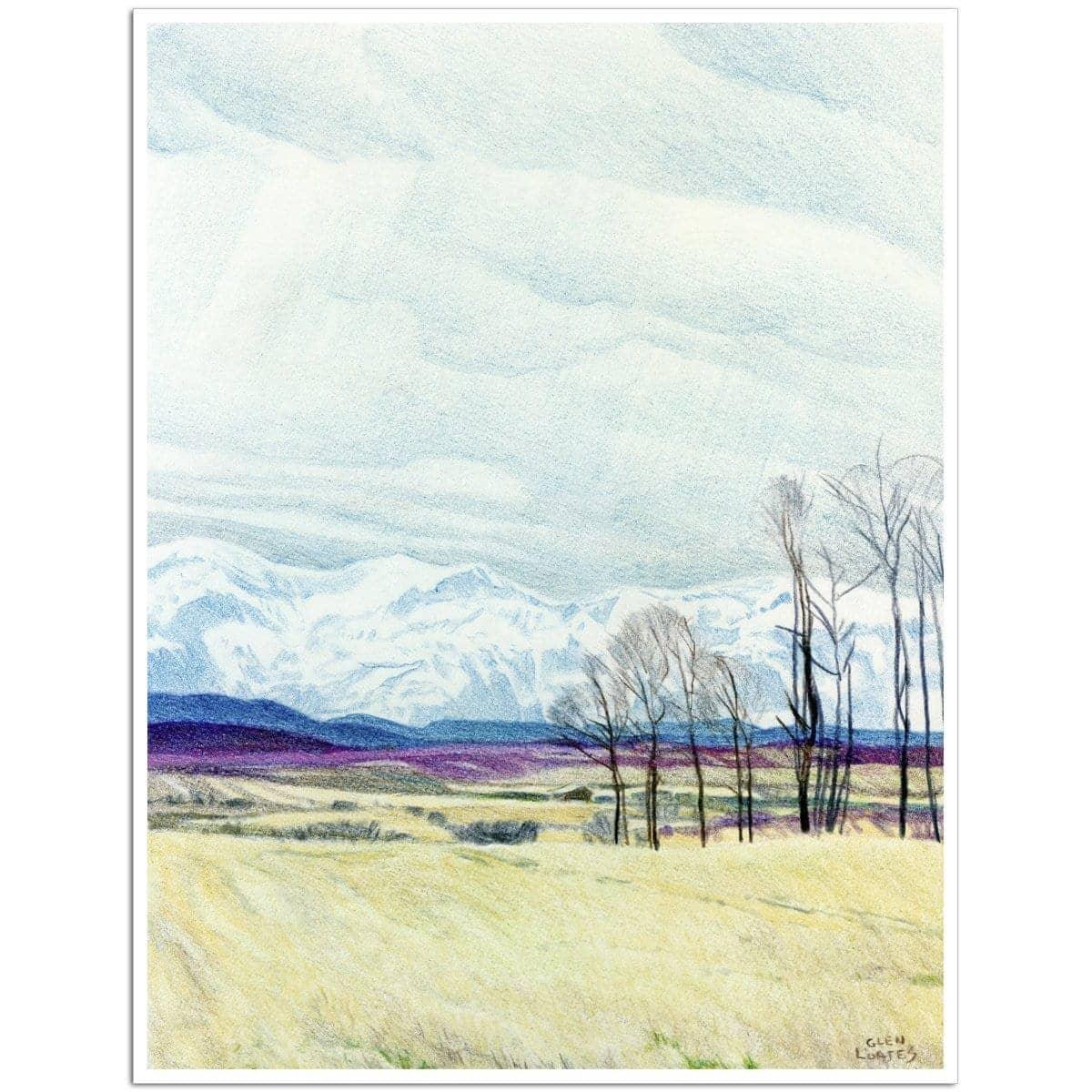 Calgary Foothills - Art Print | Artwork by Glen Loates