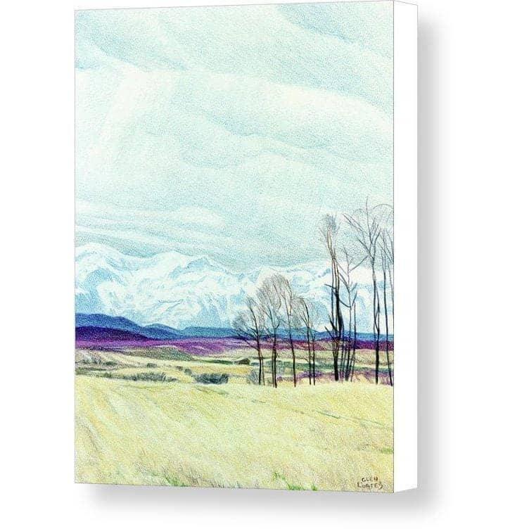 Calgary Foothills - Canvas Print | Artwork by Glen Loates