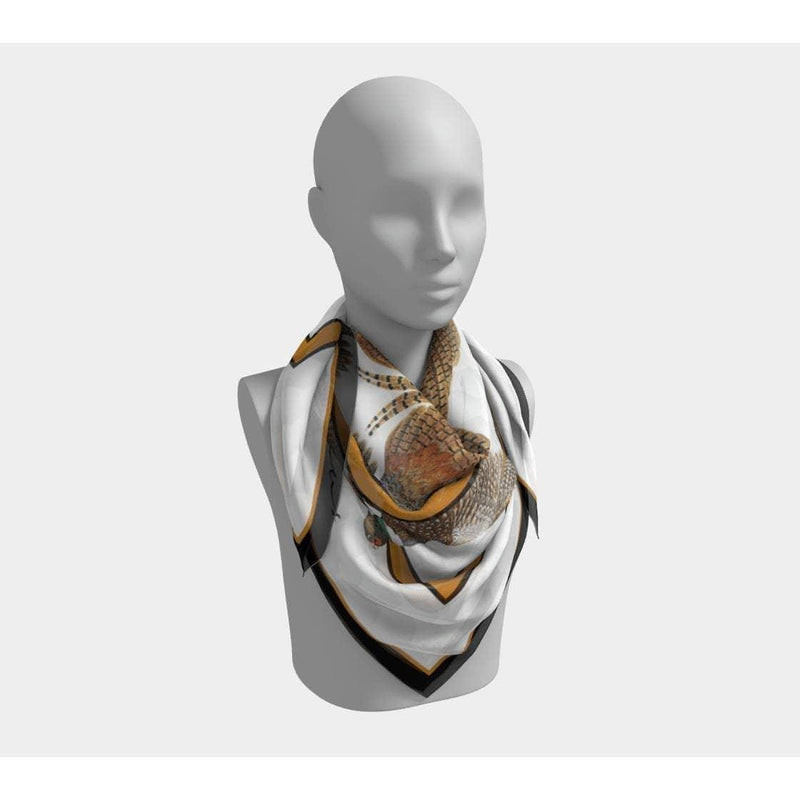 Frances - Silk Square Scarf | Artwork by Glen Loates