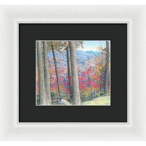Hockley Valley Rock - Framed Print | Artwork by Glen Loates