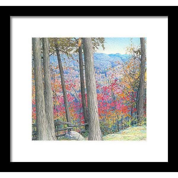 Hockley Valley Rock - Framed Print | Artwork by Glen Loates