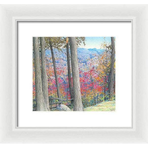 Hockley Valley Rock - Framed Print | Artwork by Glen Loates