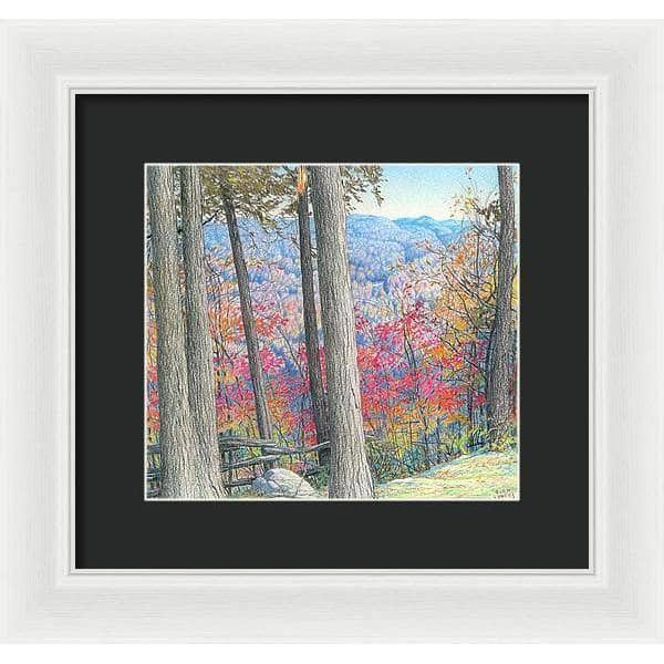 Hockley Valley Rock - Framed Print | Artwork by Glen Loates