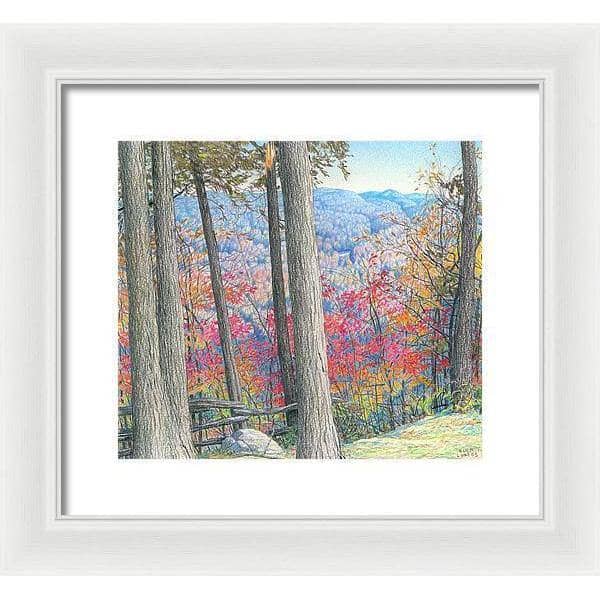 Hockley Valley Rock - Framed Print | Artwork by Glen Loates