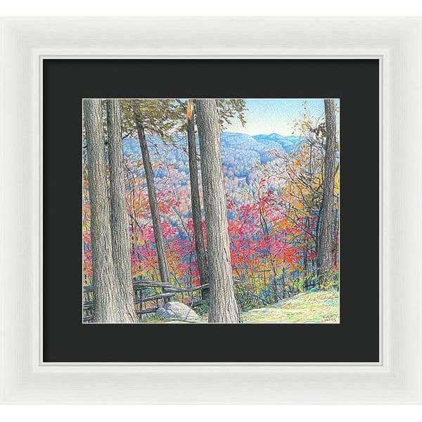 Hockley Valley Rock - Framed Print | Artwork by Glen Loates