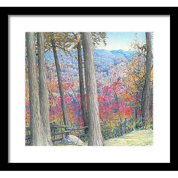 Hockley Valley Rock - Framed Print | Artwork by Glen Loates