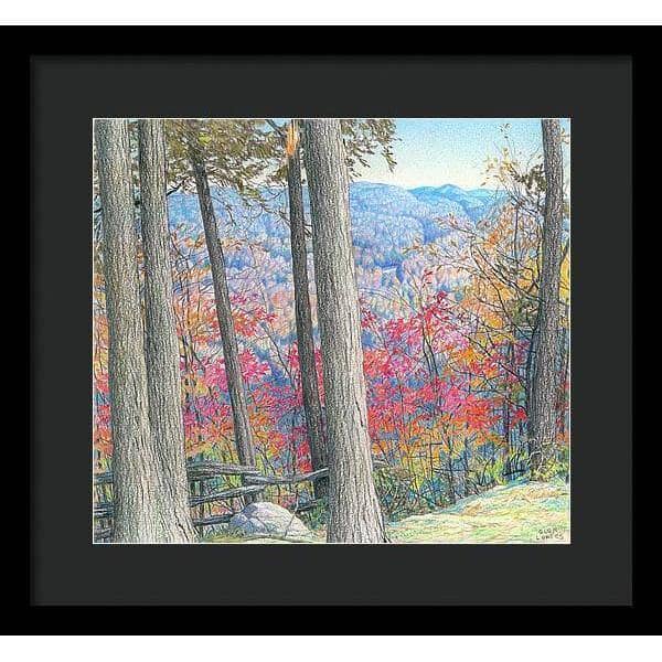 Hockley Valley Rock - Framed Print | Artwork by Glen Loates