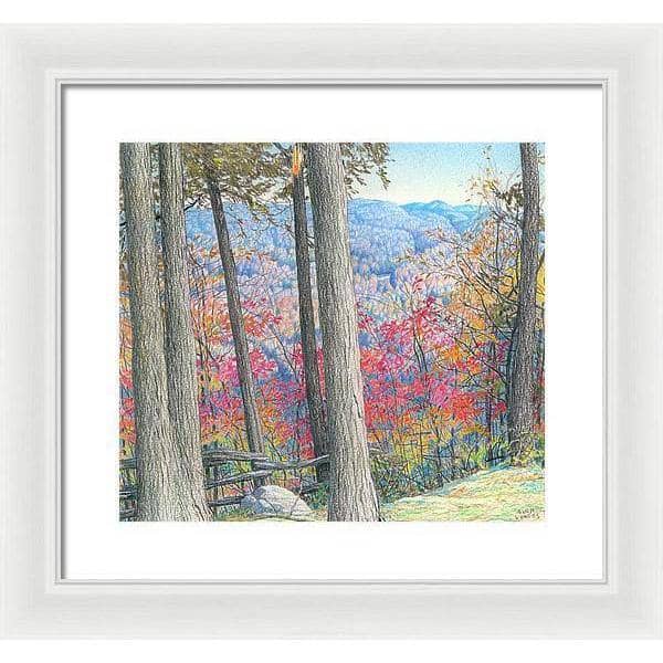 Hockley Valley Rock - Framed Print | Artwork by Glen Loates