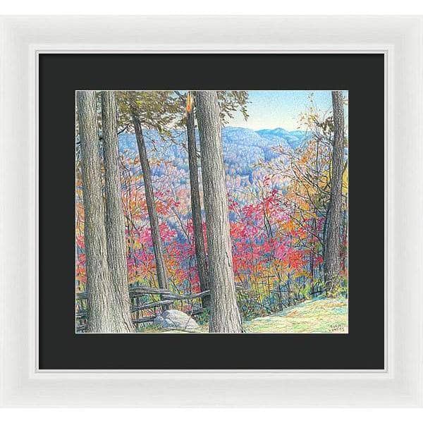 Hockley Valley Rock - Framed Print | Artwork by Glen Loates