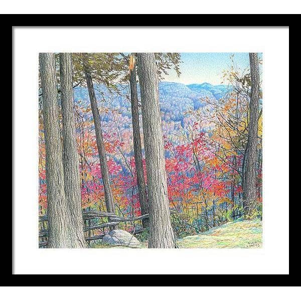 Hockley Valley Rock - Framed Print | Artwork by Glen Loates