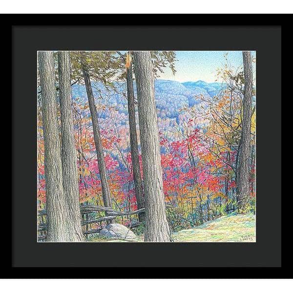 Hockley Valley Rock - Framed Print | Artwork by Glen Loates