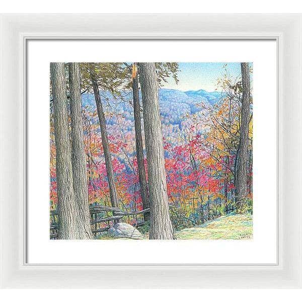 Hockley Valley Rock - Framed Print | Artwork by Glen Loates