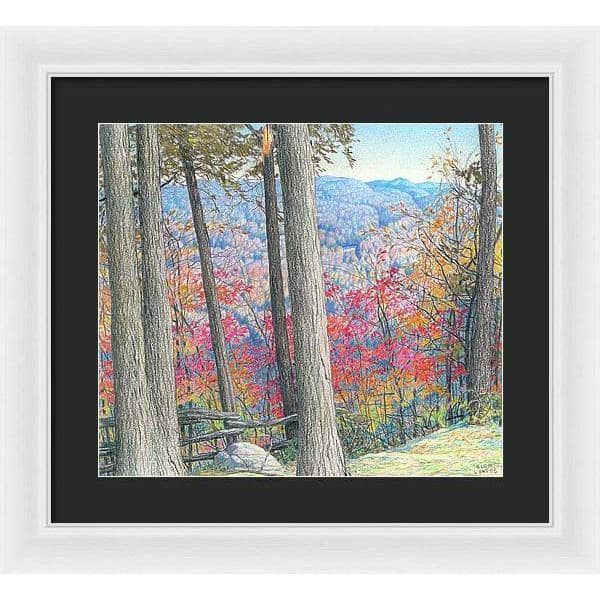 Hockley Valley Rock - Framed Print | Artwork by Glen Loates