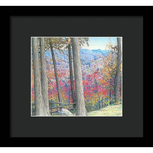 Hockley Valley Rock - Framed Print | Artwork by Glen Loates