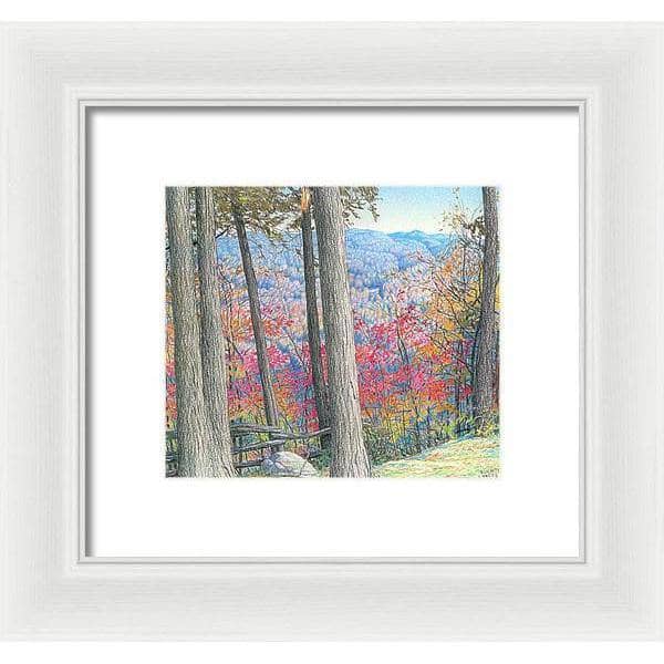Hockley Valley Rock - Framed Print | Artwork by Glen Loates